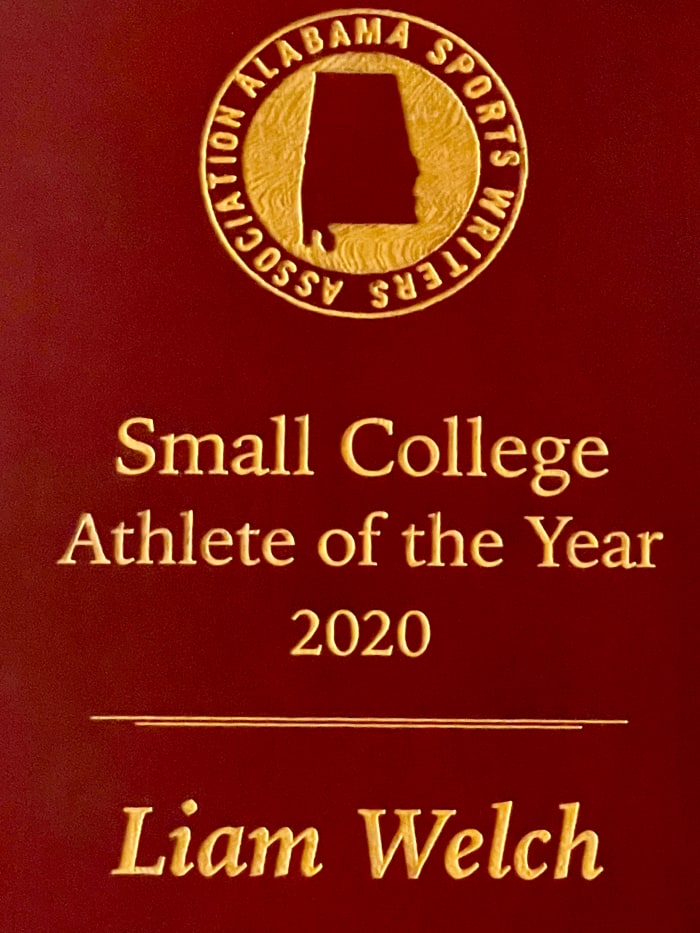 2020 ASWA Small College Athlete of the Year: Liam Welch